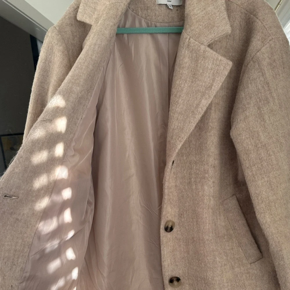 NA-KD Women's Beige Trench Coat - Picture 6 of 6